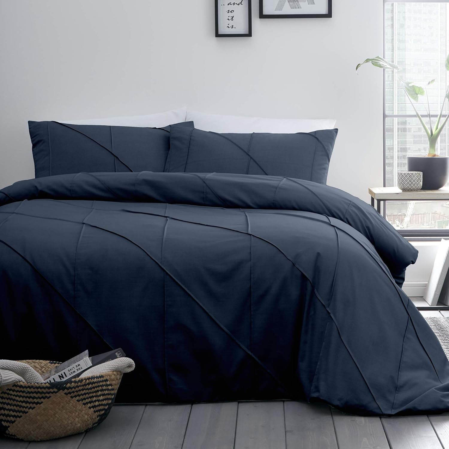 Serene Pleated 6Pcs quilt cover set by Nylsa